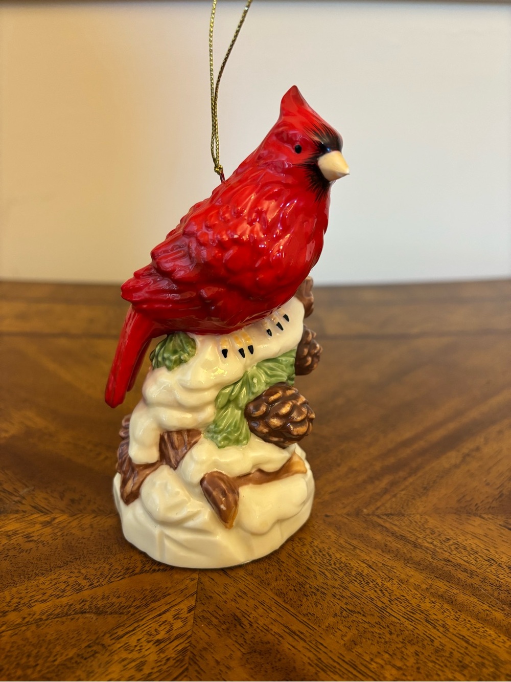 Red Cardinal Ceramic Ornament - Brand Unknown